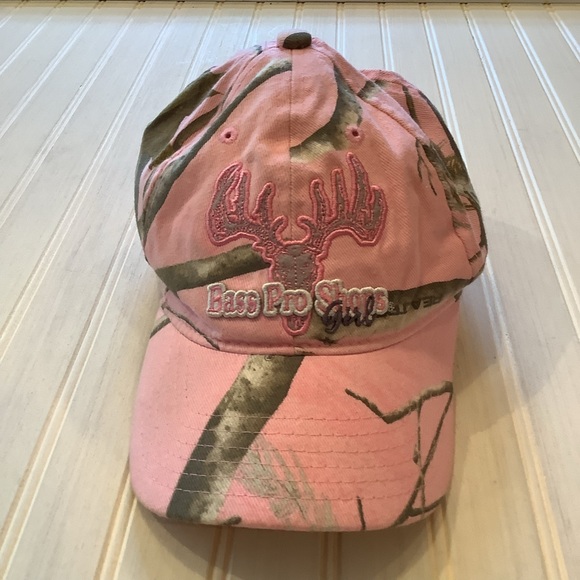Bass Pro Shops Accessories Bass Pro Shop Pink Camo Girls Hat Poshmark